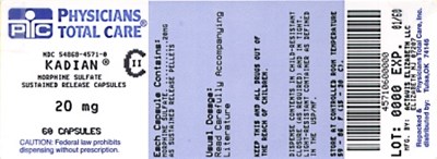Image Of 20 mg Package Label (20mg Package Label)